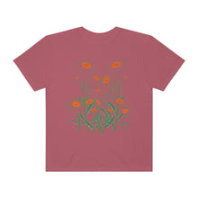 Load image into Gallery viewer, Wildflowers Stenciled Women’s Vintage T-shirt
