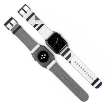 Load image into Gallery viewer, Linear Geo Faux-Leather Apple Watch Band
