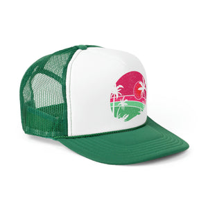 Sunset Palms Beach Trucker Cap