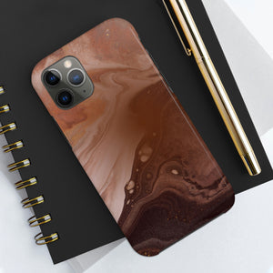 Brown Marble Tough Phone Case, Case-Mate