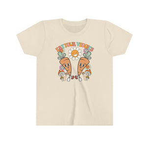 Eat Your Veggies Youth Girls Retro T-shirt