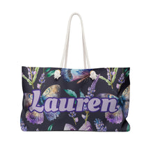 Load image into Gallery viewer, The Lauren Butterflies Custom  Weekender/Beach Bag
