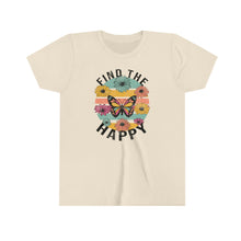 Load image into Gallery viewer, Find The Happy Youth Girls Retro T-shirt
