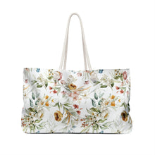 Load image into Gallery viewer, Delicate Flowers Mama Weekender/Beach Bag
