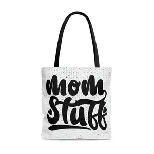 Mom Stuff White Speckled High Quality Tote Bag