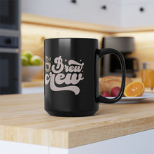 Load image into Gallery viewer, Brew Crew Black Mug, 15oz
