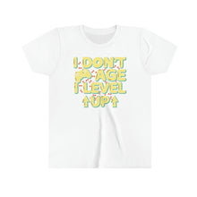 Load image into Gallery viewer, I Don&#39;t Age I Level Up Youth Boys T-shirt
