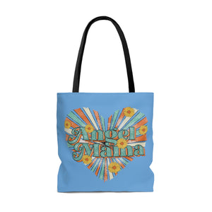 Angel Mama Blue High Quality Tote Bag