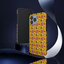 Load image into Gallery viewer, Retro 70&#39;s Mushrooms and Flowers Tough Phone Case, Case-Mate
