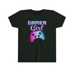 Gamer Girl Youth Girls Retro T-shirt