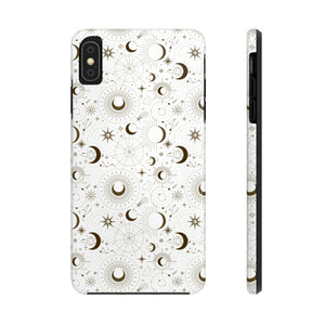 Sun and Moon White Phone Case, Case-Mate