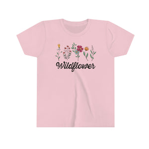 Vintage Wildflowers Girls Youth T-shirt