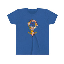 Load image into Gallery viewer, GRL PWR Floral Girls Retro T-shirt
