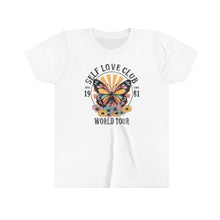 Load image into Gallery viewer, Self Love Club World Tour Youth Retro T-shirt
