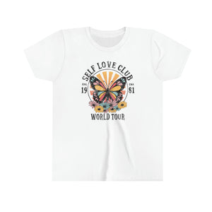 Self Love Club World Tour Youth Retro T-shirt