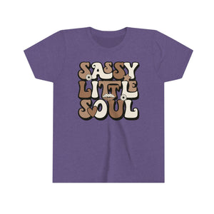 Sassy Little Soul Girls Youth Retro T-shirt