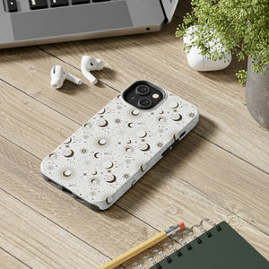 Sun and Moon White Phone Case, Case-Mate