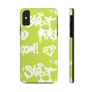 Graffiti Green Tough Phone Case, Case-Mate