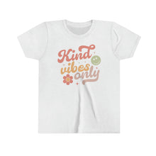 Load image into Gallery viewer, Kind Vibes Only Girls Retro T-shirt
