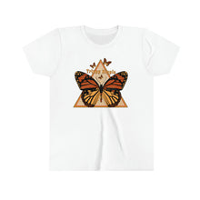 Load image into Gallery viewer, Butterfly Triangle Girls Youth Retro T-shirt
