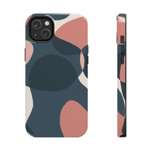 Abstract Pink and Blue Tough Phone Case, Case-Mate