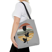 Load image into Gallery viewer, Black Rose Retro High Quality Tote Bag
