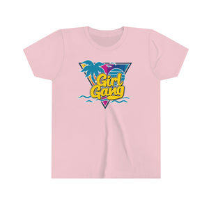 Girl Gang Geometric Girls Retro T-shirt