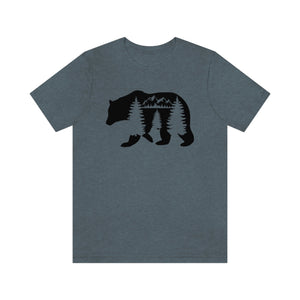 Nature Bear Men's Short Sleeve Graphic Tee