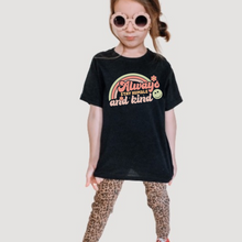 Load image into Gallery viewer, Always Stay Humble and Kind Graphic Youth Girls Retro T-shirt
