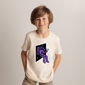 Sitting Astronaut Youth Boys T-shirt