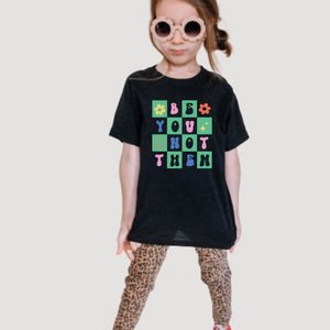 Be You Not Them Girls Youth Retro T-shirt