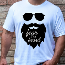 Load image into Gallery viewer, Fear The Beard Men&#39;s Short Sleeve Graphic Tee
