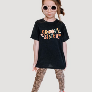 Groovy Sister Youth Girls Retro T-shirt