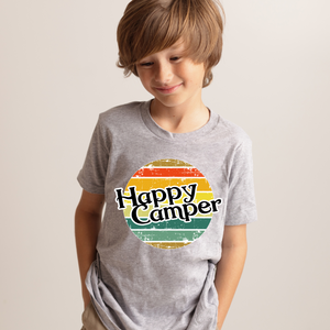 Happy Camper Youth Boys T-shirt