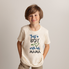 Load image into Gallery viewer, Just A Boy In Love With His Mama Youth Boys T-shirt
