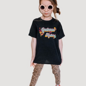 Kindness Matters Girls Youth Retro T-shirt