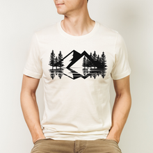 Load image into Gallery viewer, Moutains Sketch Men&#39;s Short Sleeve Graphic Tee
