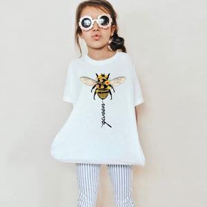 Queen Bee Girls Youth Retro T-shirt