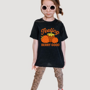 Feeling Berry Good Girls Youth Retro T-shirt