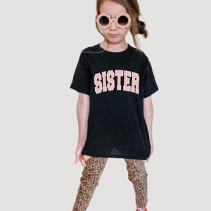 Sister Varsity Girls Youth Retro T-shirt