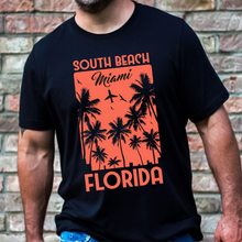 Load image into Gallery viewer, South Beach Miami Men&#39;s Short Sleeve Graphic Tee
