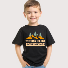 Load image into Gallery viewer, This Kid Loves Hiking Youth Boys T-shirt
