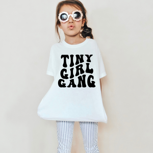 Tiny Girl Gang Girls Youth Retro T-shirt