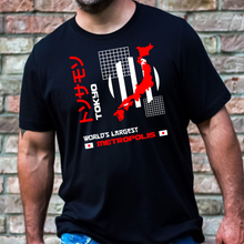 Load image into Gallery viewer, Tokyo Metropolis Urban Men&#39;s Short Sleeve Graphic Tee
