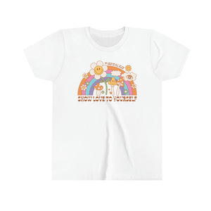 Show Love To Yourself Girls Youth Retro T-shirt