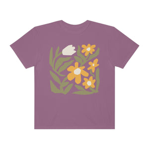 Utopian Flower Abstract Women’s Vintage T-shirt