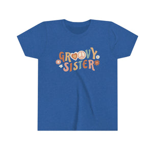 Groovy Sister Youth Girls Retro T-shirt