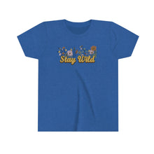 Load image into Gallery viewer, Stay Wild Wildflowers Girls Youth Retro T-shirt
