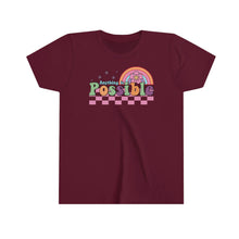 Load image into Gallery viewer, Anything Possible Youth Girls Retro T-shirt
