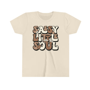 Sassy Little Soul Girls Youth Retro T-shirt